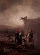 Wanderkomodianten Francisco de Goya